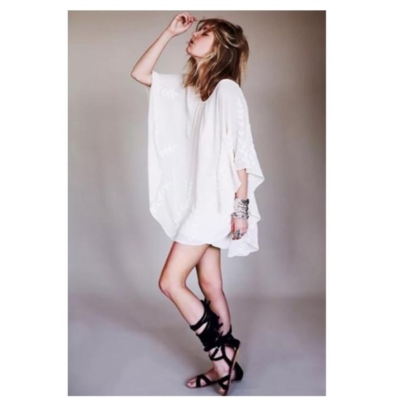 Free People Bead Embellished Cape Dress - Picture 7 of 15